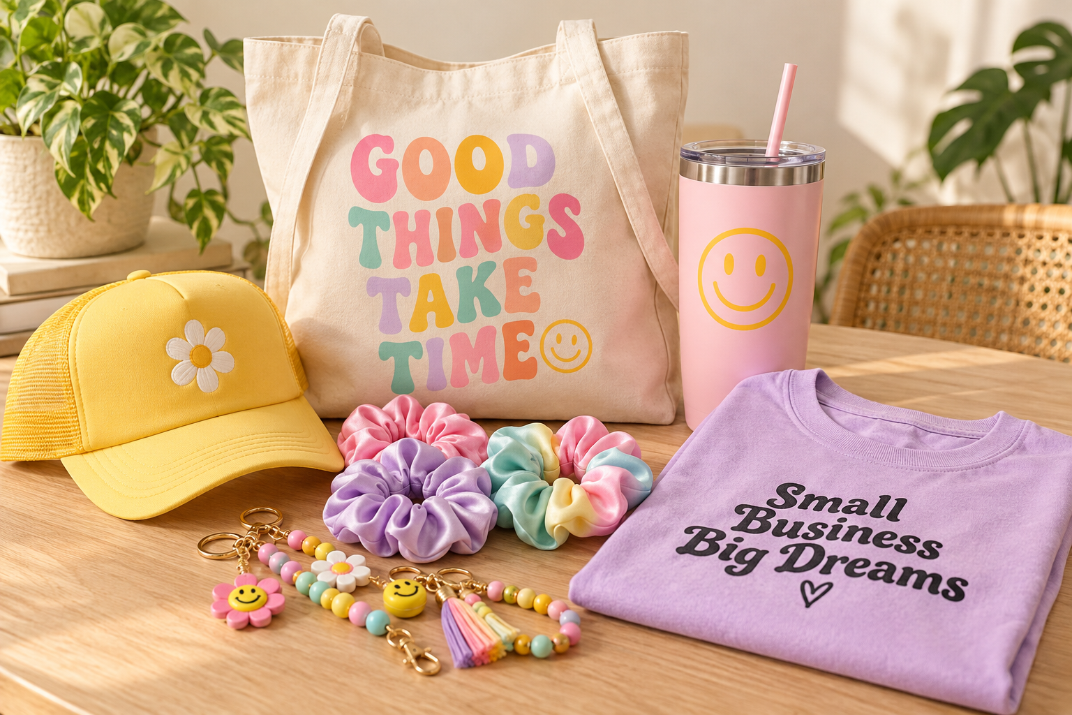 Examples of colorful custom gifts